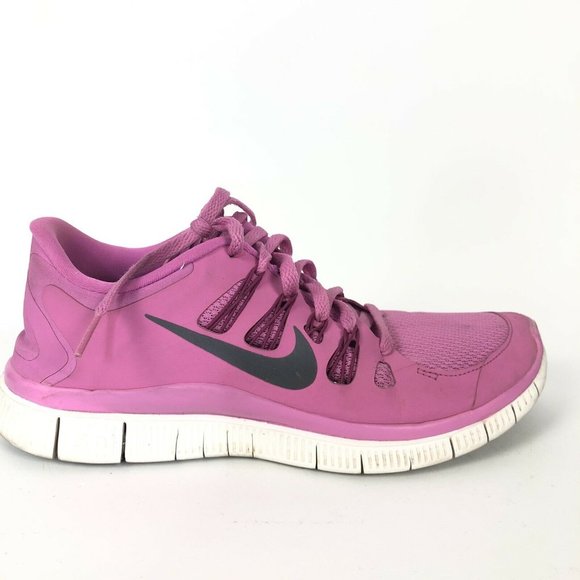 Nike Free 5.0 Womens Pink Running Shoes Size 9 - Picture 8 of 11